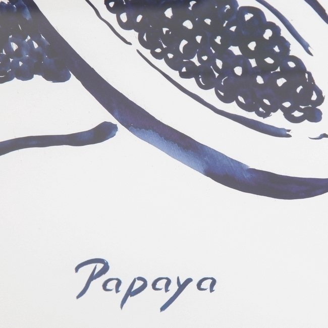Квадратный постер Blue Papaya в раме  - купить Картины по цене 4429.0