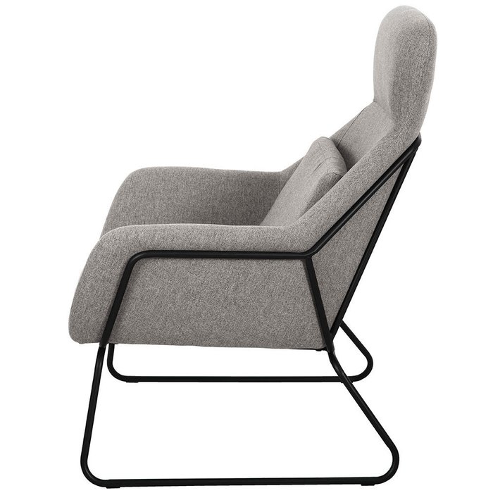 Кресло Archie серого цвета  - купить Интерьерные кресла по цене 20390.0