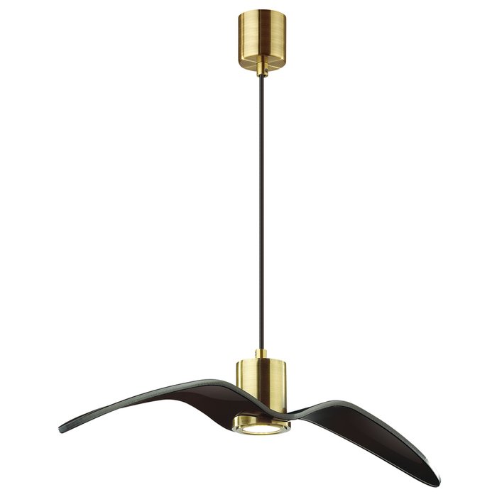 Подвесной светильник Birds L бронзово-черного цвета