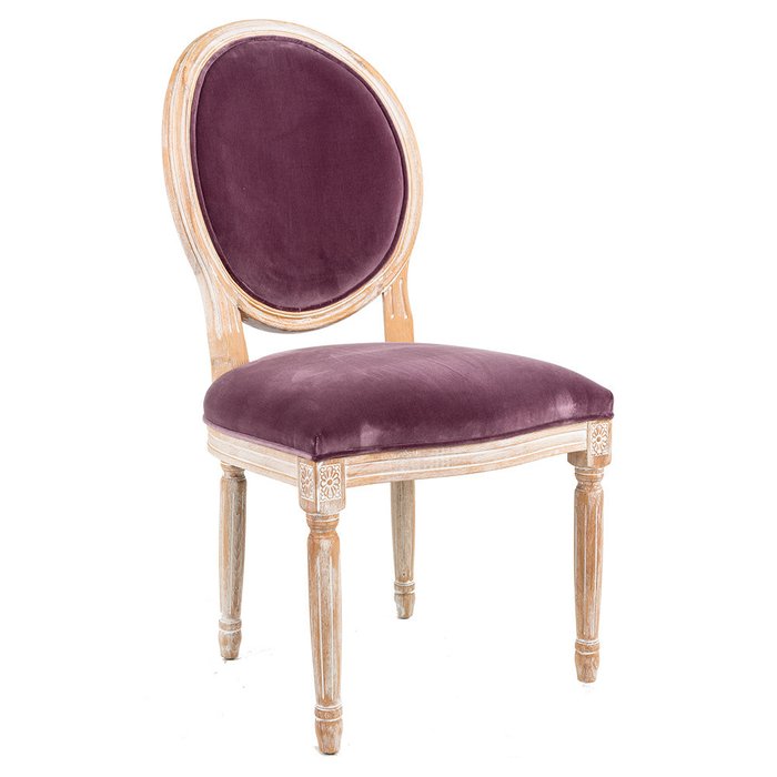 Стул Луи с обивкой пудрового фиолетового цвета - купить Обеденные стулья по цене 32000.0