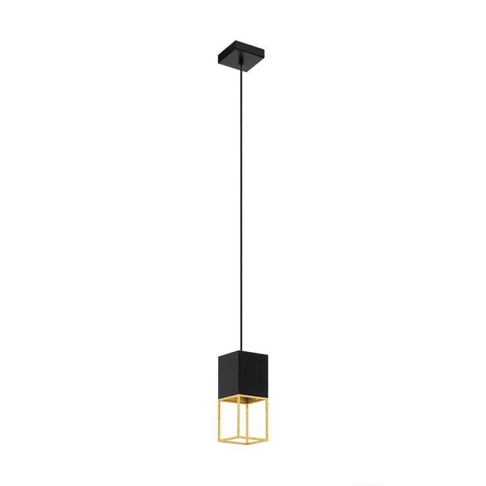 Подвесной светильник Montebaldo черно-золотого цвета