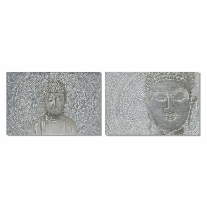 Картина 120 x 2,8 x 80 cm Будда Восточный (2 штук) Картина 120 x 2,8 x 80 cm Будда Восточный (2 штук)