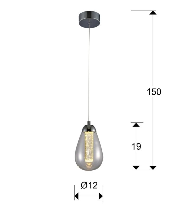 Подвесной светильник Taccia 1L LED ?12 - купить Подвесные светильники по цене 18990.0 Подвесной светильник Taccia 1L LED ?12 - купить Подвесные светильники по цене 18990.0