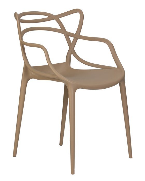 Стул обеденный Contrast бежевого цвета - купить Обеденные стулья по цене 4780.0