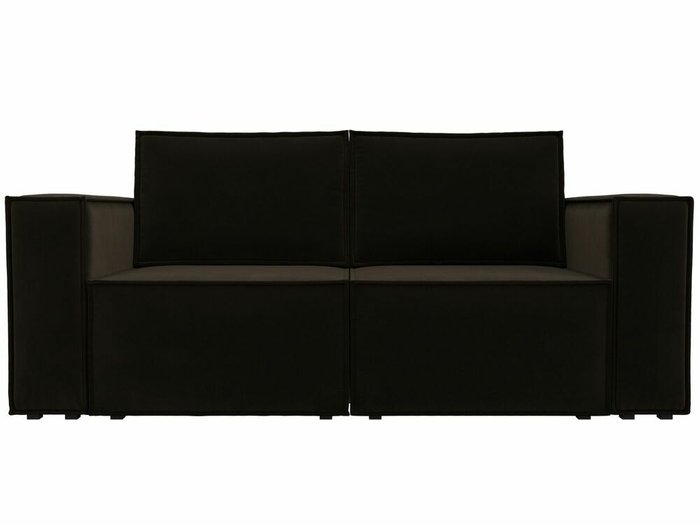 Диван-кровать Куба мини темно-коричневого цвета - купить Прямые диваны по цене 54999.0