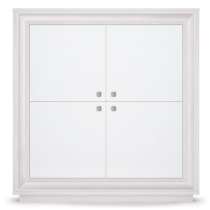 Шкаф Прато бежево-белого цвета - купить Шкафы распашные по цене 34550.0