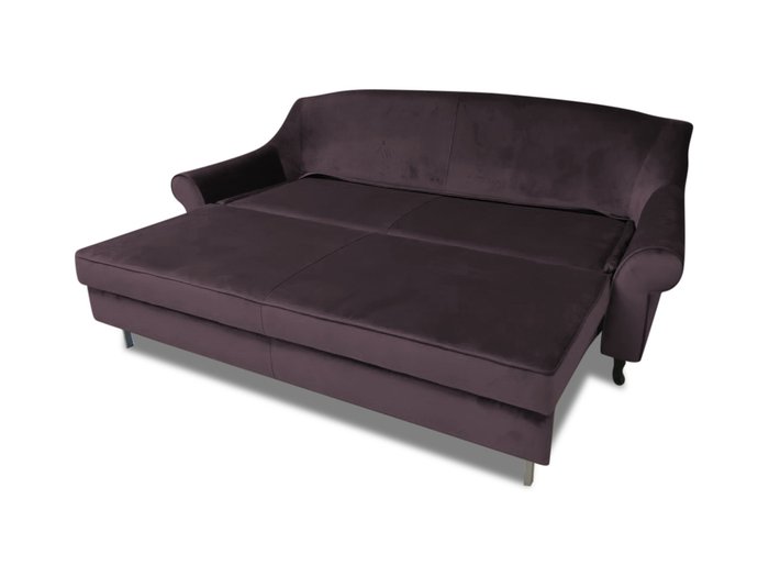 Диван-кровать Пекин фиолетового цвета - купить Прямые диваны по цене 89100.0