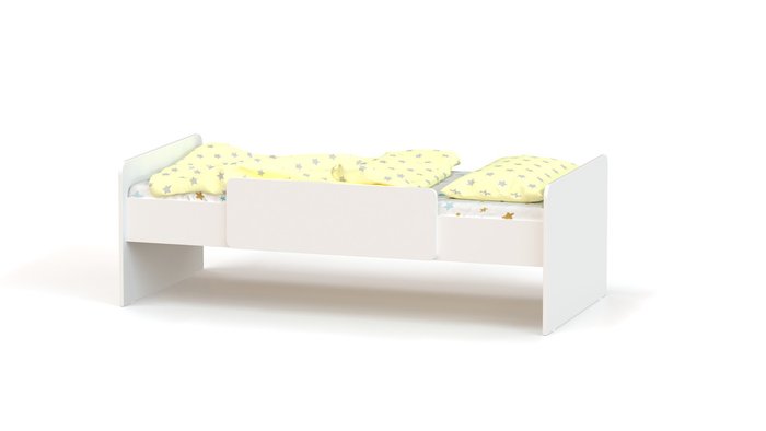 Детская кровать Ridgimmi 6 80х180 белого цвета - лучшие Одноярусные кроватки в INMYROOM