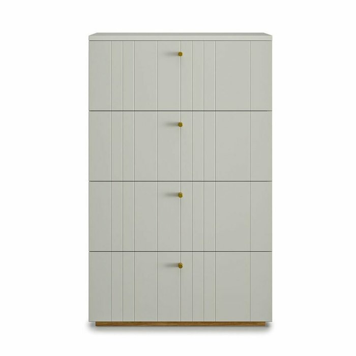 Высокий комод Minimal ML050 светло-серого цвета - купить Комоды по цене 93000.0