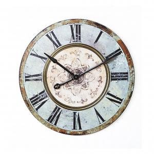 Часы ROUND WOOD WALL CLOCK
