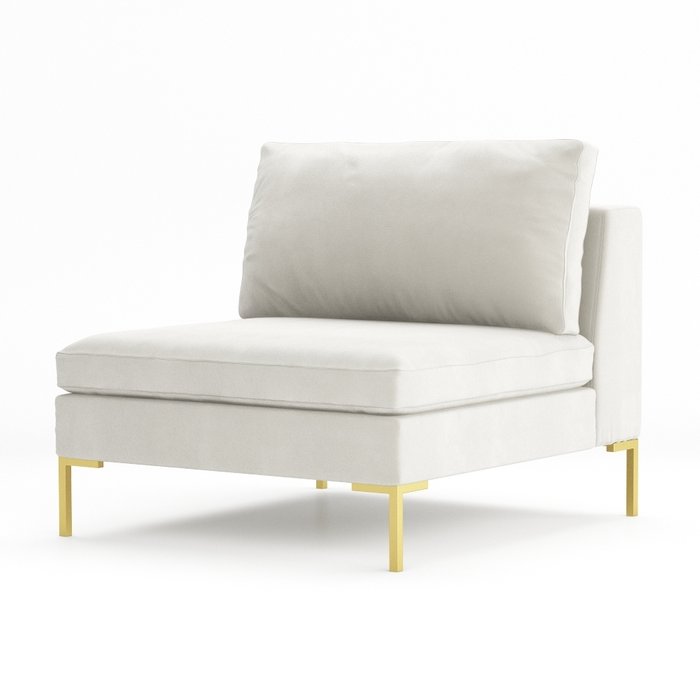 Кресло Kona белого цвета - купить Интерьерные кресла по цене 49000.0