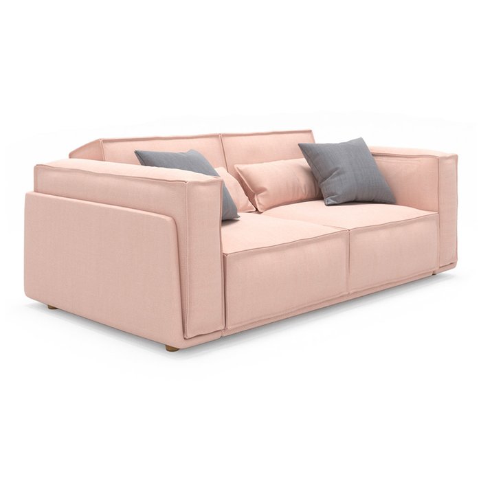  Диван-кровать Vento light двухместный розового цвета - купить Прямые диваны по цене 96400.0