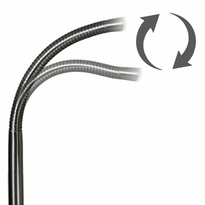 Настольная лампа 02106-0.7-01 GY (металл, цвет серый) - лучшие Рабочие лампы в INMYROOM