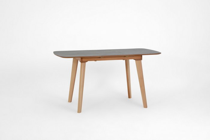 Раздвижной обеденный стол Крит-ОВ серого цвета - лучшие Обеденные столы в INMYROOM