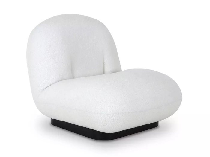Кресло Pacha Wood белого цвета