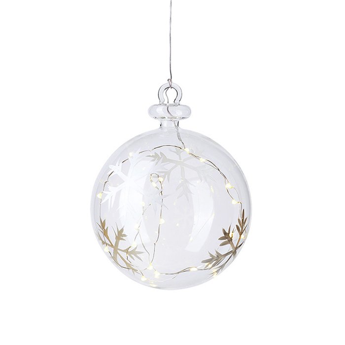 Новогодний шар с подсветкой и таймером Snowflake - купить Декоративные предметы по цене 4600.0