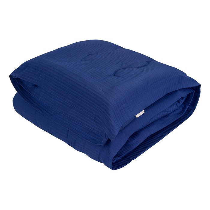 Одеяло Тиффани 155х220 темно-синего цвета