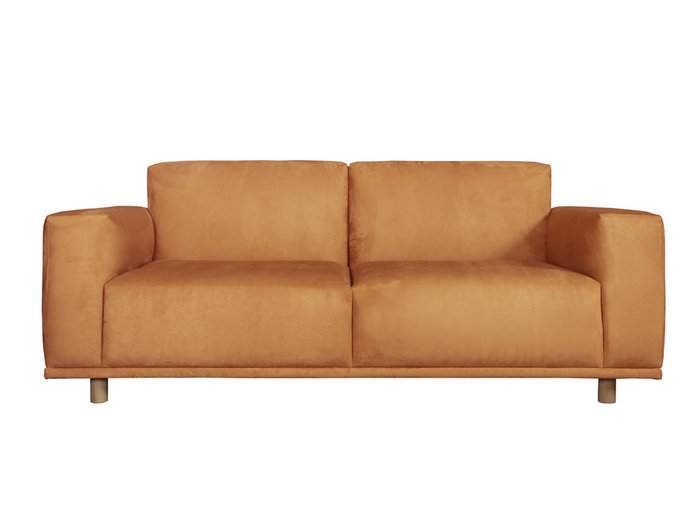 Диван Malmo оранжевого цвета - купить Прямые диваны по цене 102567.0