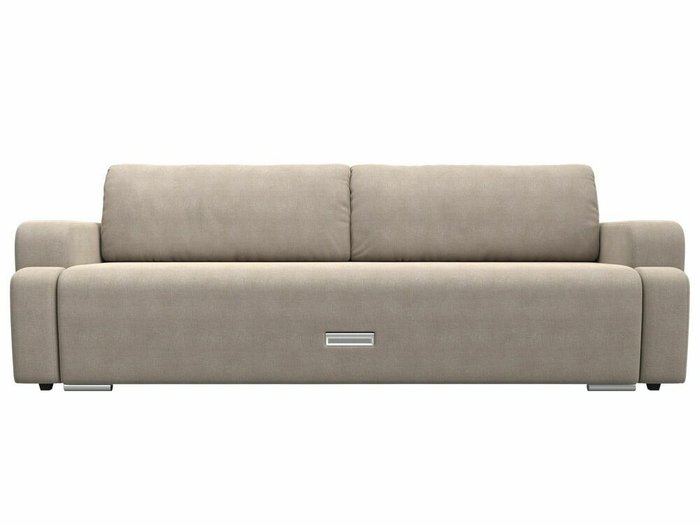 Прямой диван-кровать Ника бежевого цвета - купить Прямые диваны по цене 41999.0