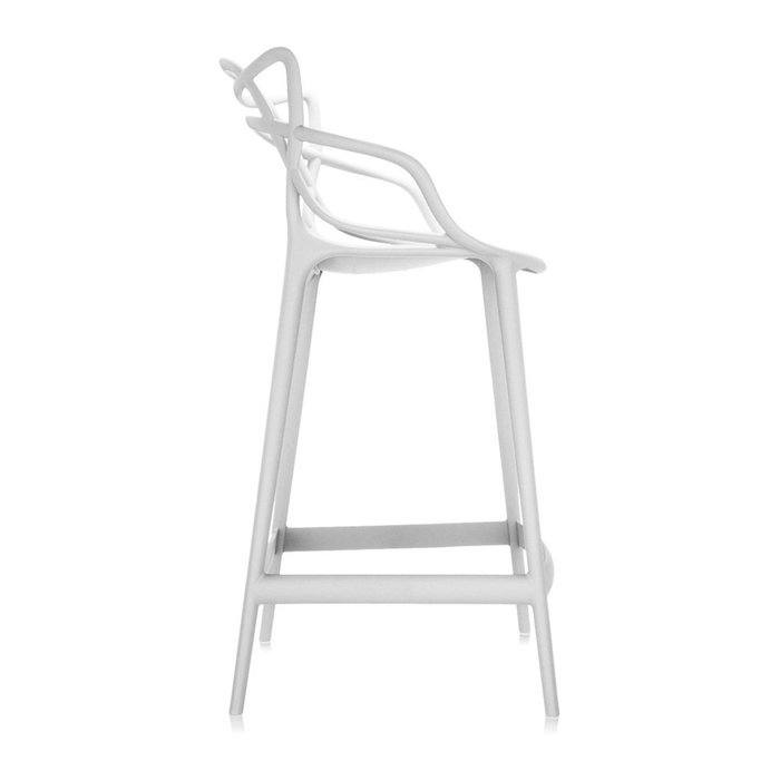 Барный стул Masters матово-белого цвета - лучшие Барные стулья в INMYROOM