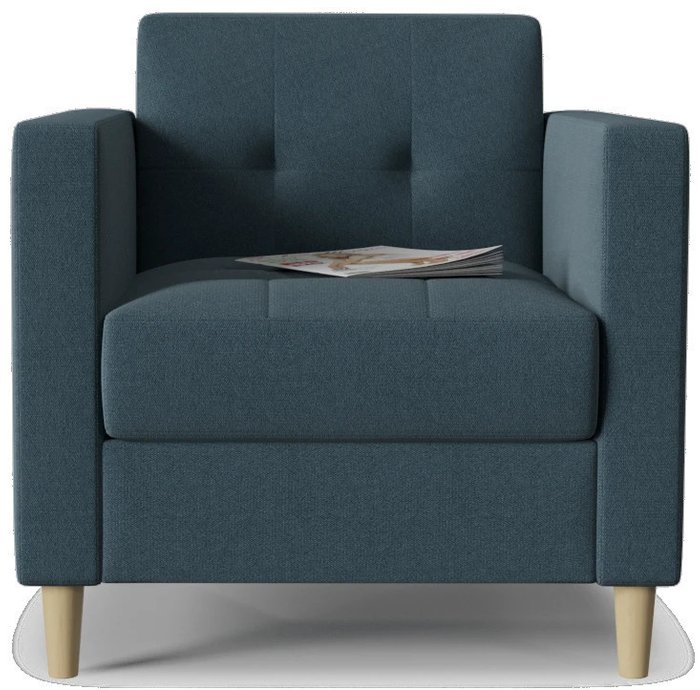 Кресло Квест Blue темно-синего цвета - купить Интерьерные кресла по цене 15689.0