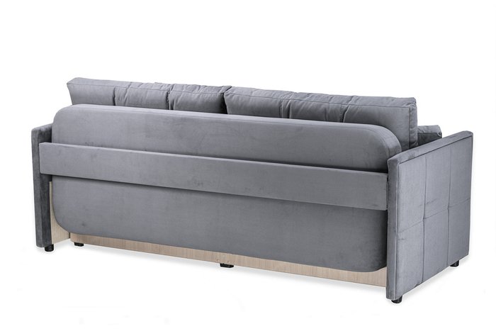 Прямой диван-кровать Шерлок серого цвета - лучшие Прямые диваны в INMYROOM