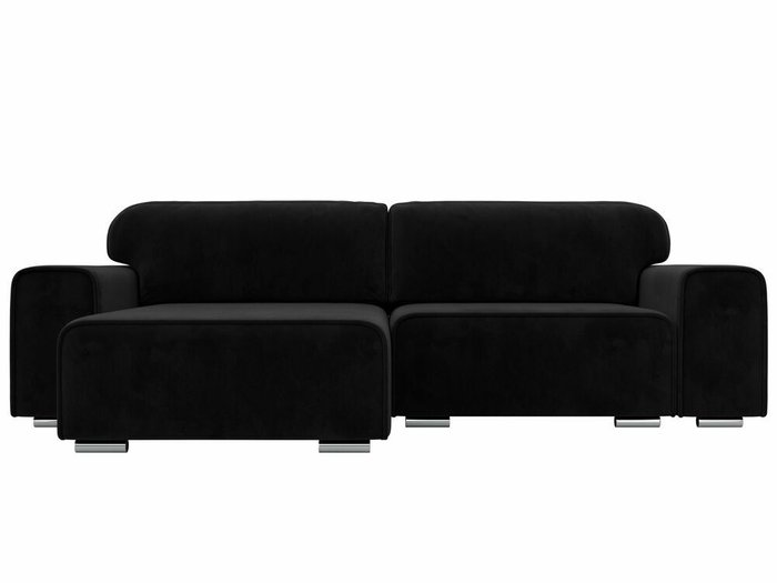 Угловой диван-кровать Лига 029 черного цвета левый угол - купить Угловые диваны по цене 66999.0