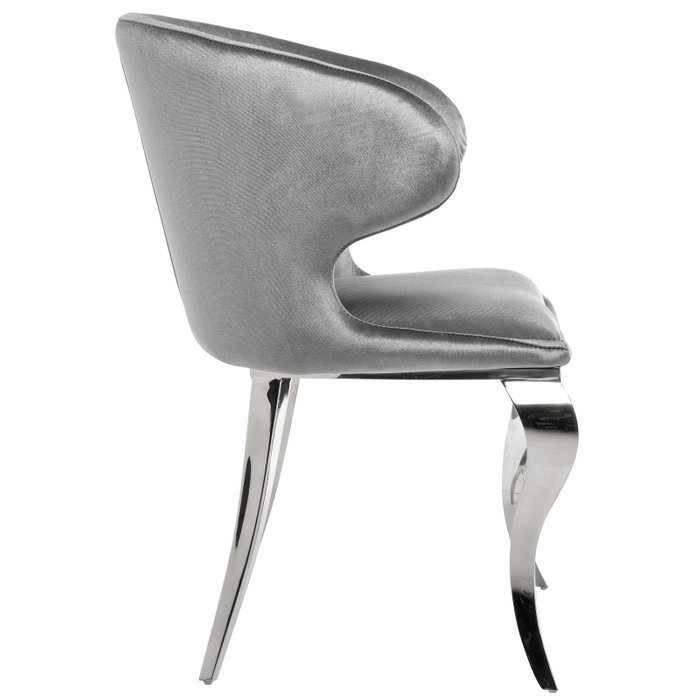 Стул-кресло Erica серого цвета - купить Обеденные стулья по цене 19480.0