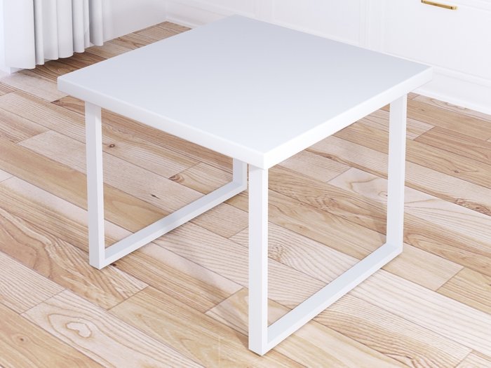 Стол журнальный Loft М белого цвета - купить Журнальные столики по цене 13612.0