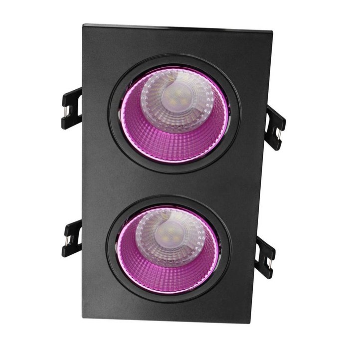 Встраиваемый светильник DK3020BPI DK3072-BK+PI (пластик, цвет розовый)