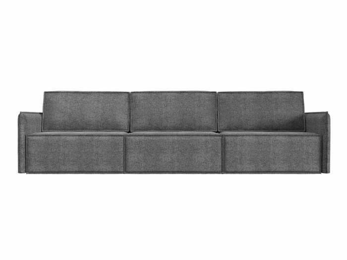 Прямой диван-кровать Либерти лонг серого цвета - купить Прямые диваны по цене 75999.0