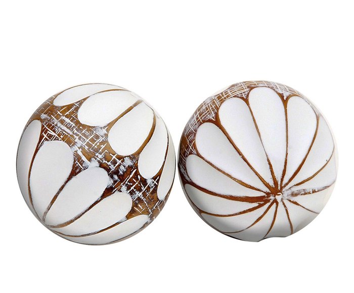 Набор из двух декоративных шаров Seashell