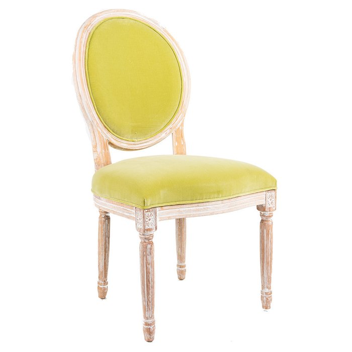 Стул Луи Липовый цвет с велюровой обивкой - купить Обеденные стулья по цене 32000.0
