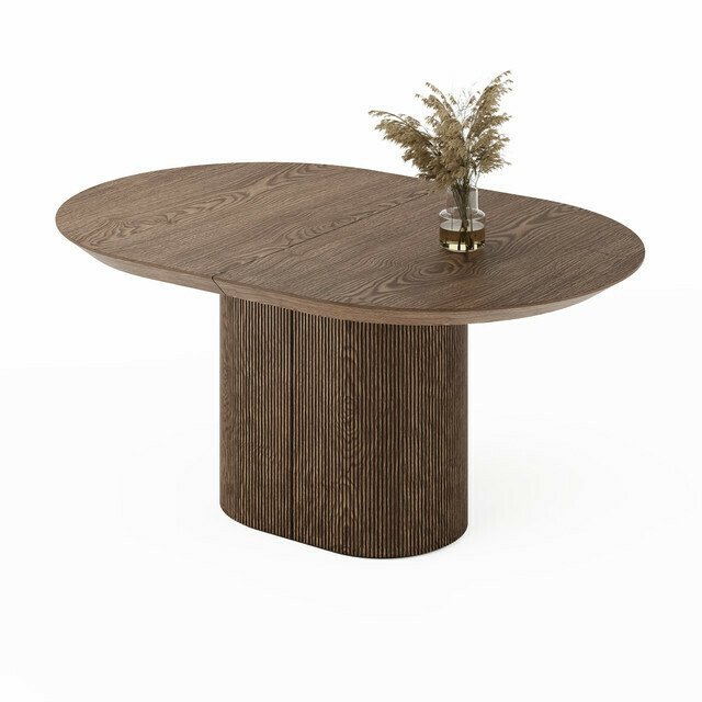 Раздвижной обеденный стол Гиртаб S коричневого цвета - купить Обеденные столы по цене 220160.0