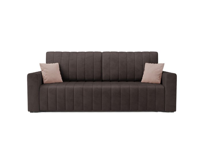 Прямой диван-кровать Лондон светло-коричневого цвета - купить Прямые диваны по цене 35590.0