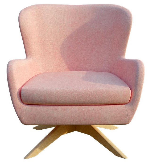 Кресло Фэй розового цвета - лучшие Интерьерные кресла в INMYROOM