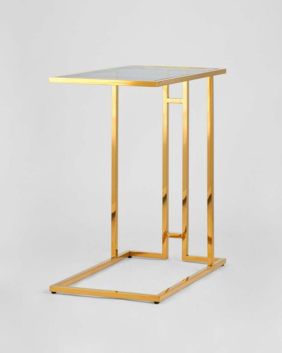 Кофейный столик Бостон золотого цвета - купить Кофейные столики по цене 14690.0