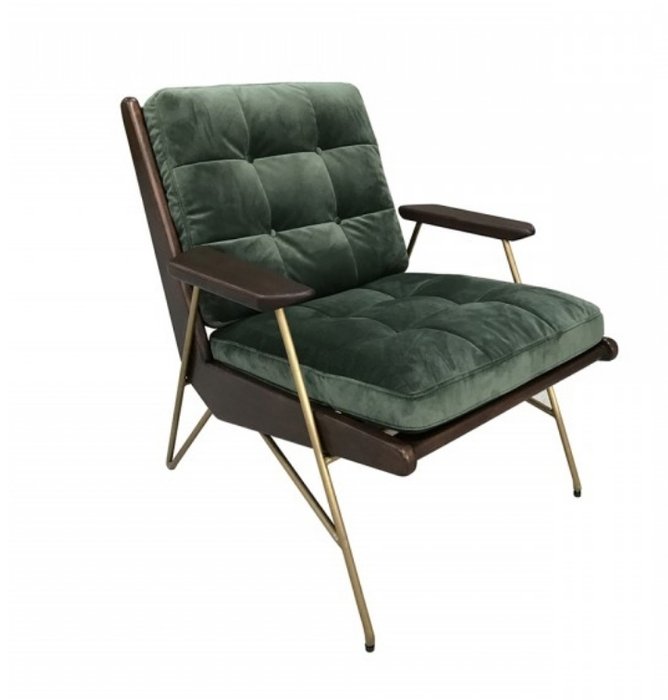 Кресло Scrible темно-зеленого цвета