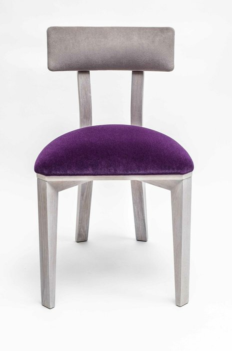 Стул Reсtangle Compact серо-фиолетового цвета - купить Обеденные стулья по цене 21493.0