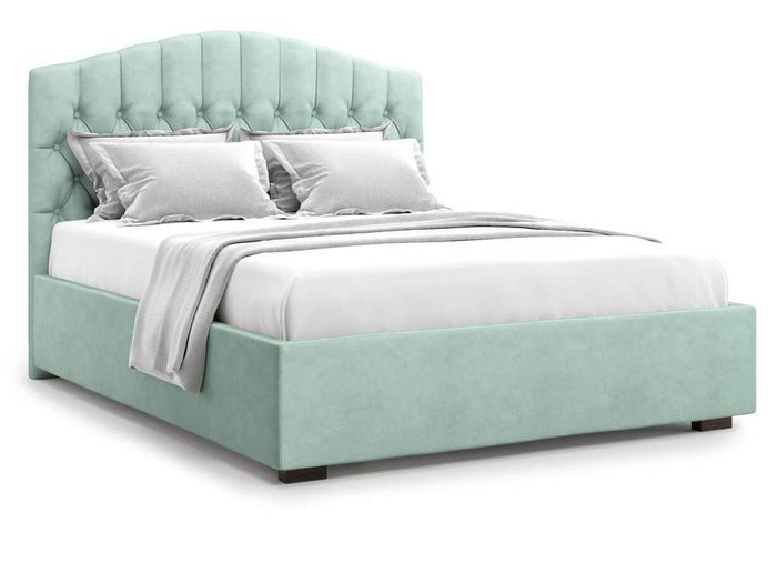 Кровать Lugano без подъемного механизма 160х200 ментолового цвета - купить Кровати для спальни по цене 38000.0