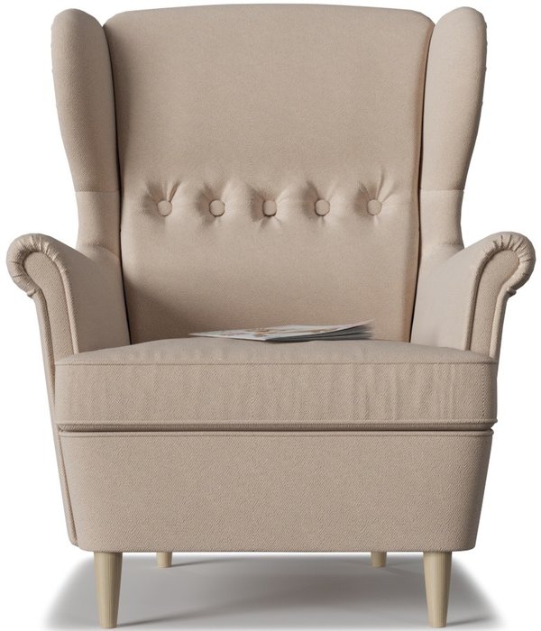 Кресло Торн Light бежевого цвета - купить Интерьерные кресла по цене 15550.0