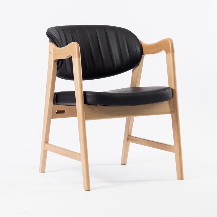 Стул Монтерей черно-бежевого цвета