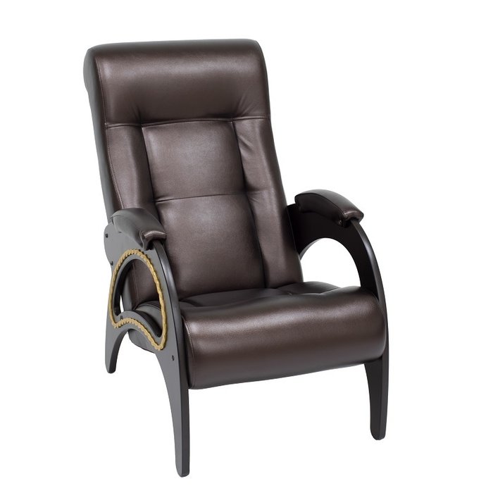 Кресло для отдыха Модель 41 коричневого цвета