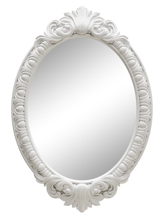 Настенное зеркало Эджил Белый глянец