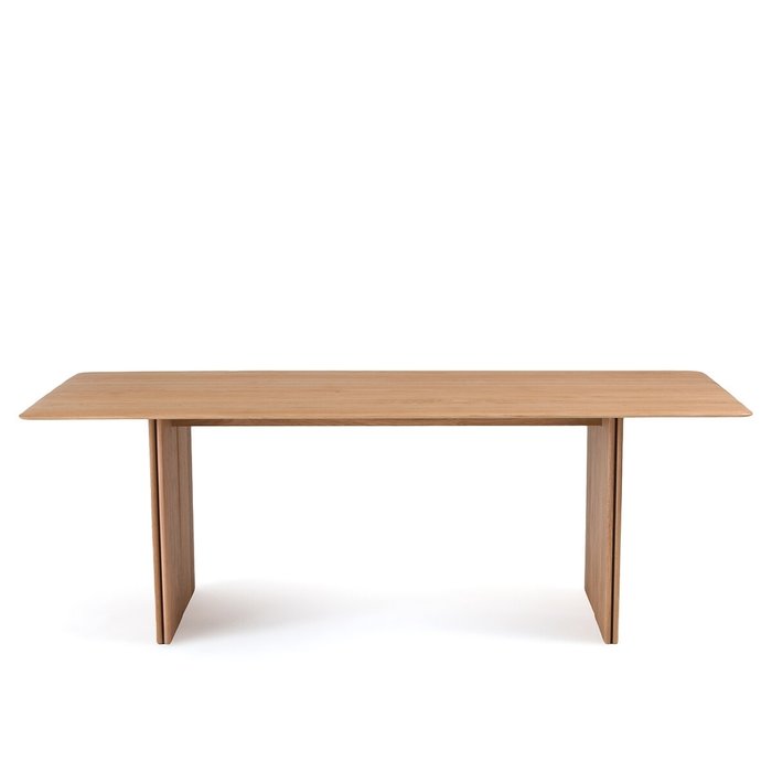 Стол обеденный из массива дуба Minela бежевого цвета - купить Обеденные столы по цене 238095.0