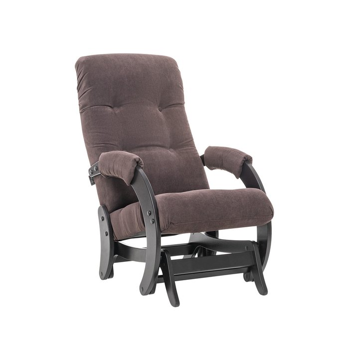 Кресло-глайдер Модель 68 с обивкой черного цвета