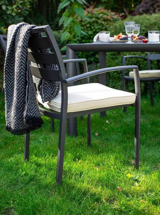 Кресло садовое Ontario серого цвета - купить Садовые кресла по цене 7500.0
