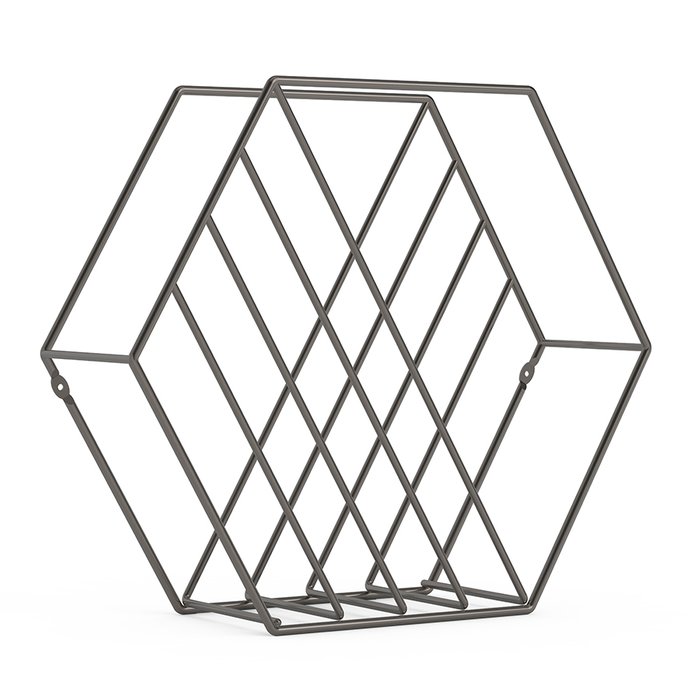Подставка для газет и журналов Umbra zina титан Подставка для газет и журналов Umbra zina титан