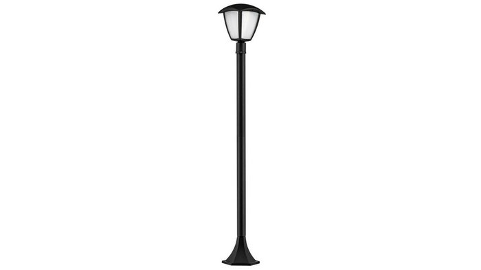 Уличный светодиодный светильник Lampione черного цвета  