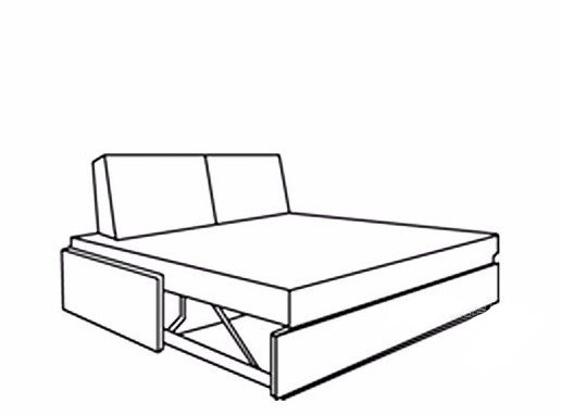 Диван-кровать Хэмптон бежевого цвета - купить Прямые диваны по цене 97700.0